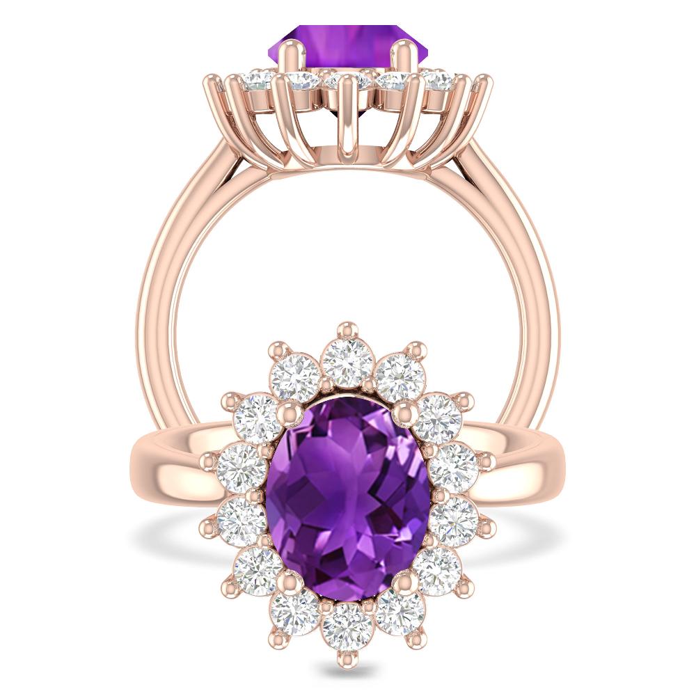 Rose Gold - Amethyst