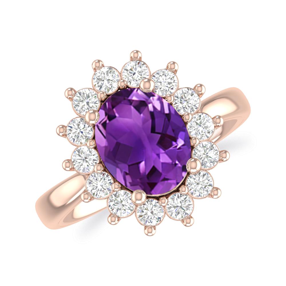 Rose Gold - Amethyst
