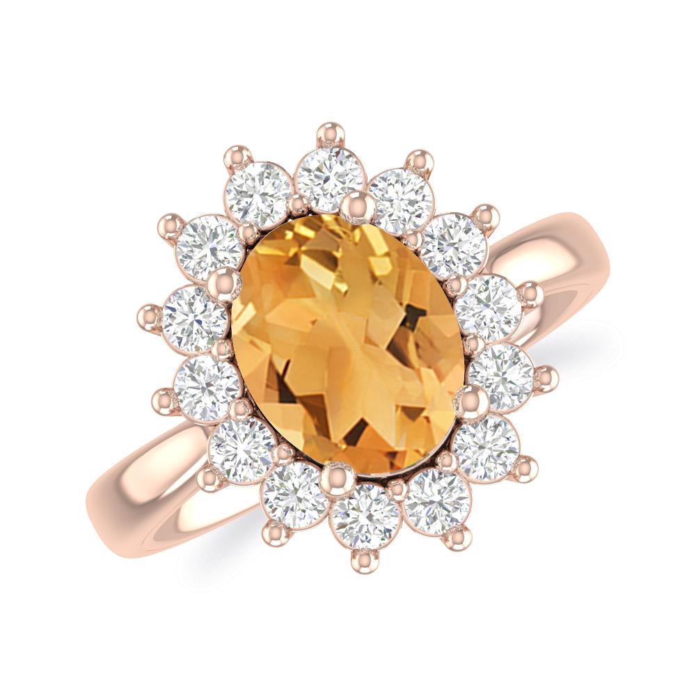 Rose Gold - Citrine