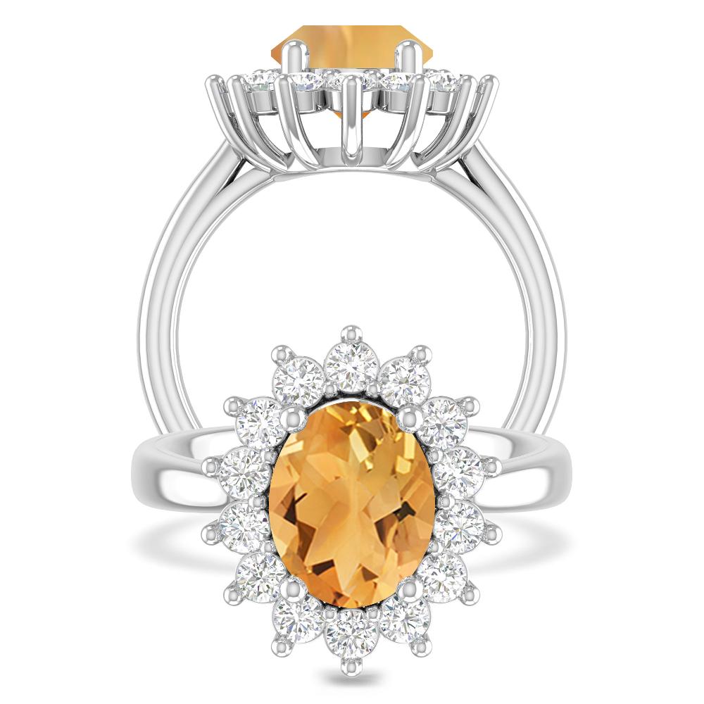 White Gold - Citrine