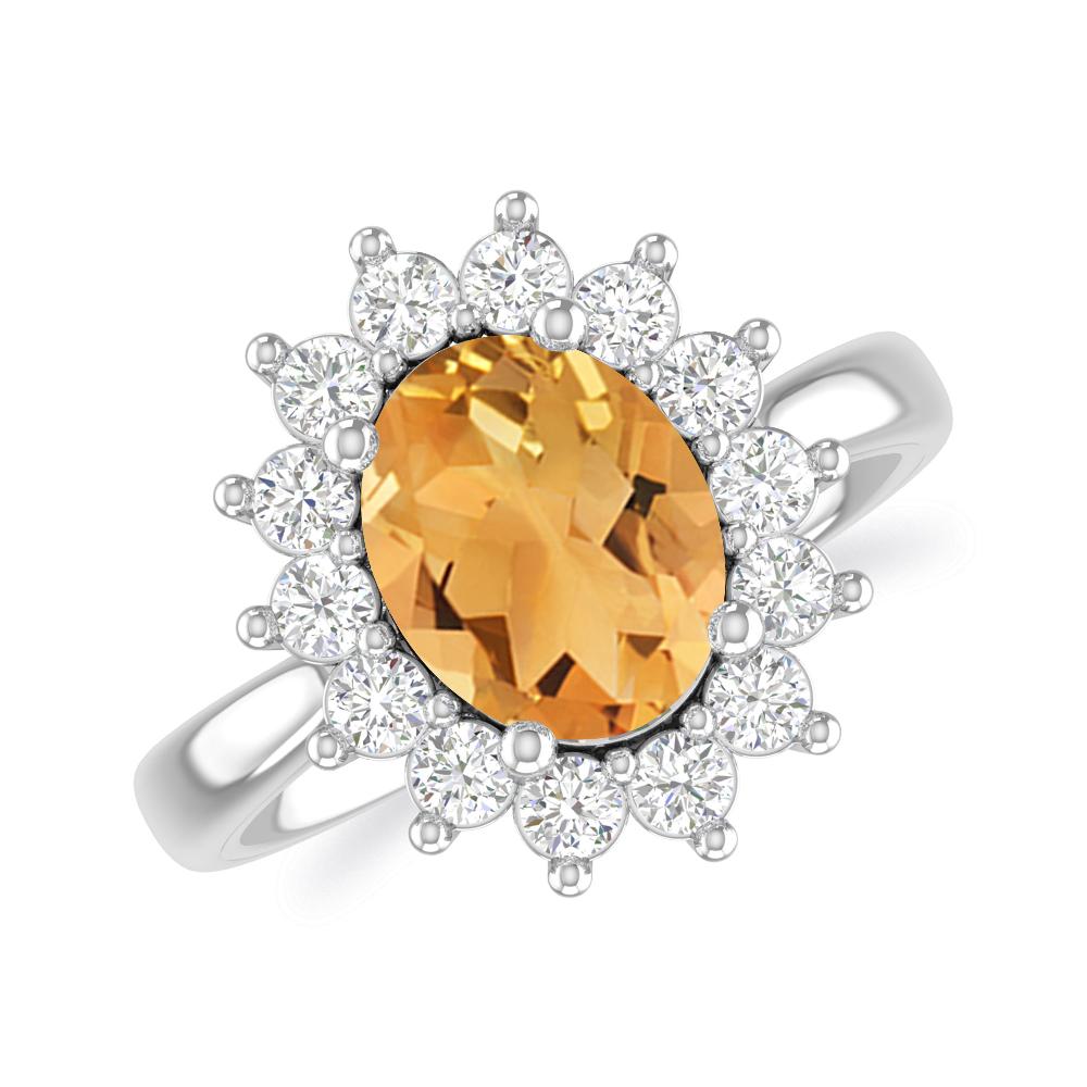 White Gold - Citrine
