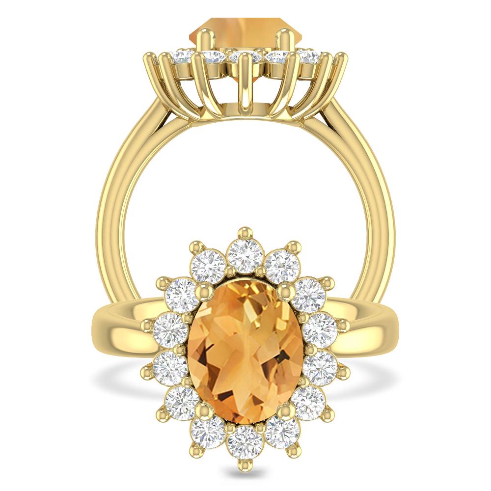 Yellow Gold - Citrine