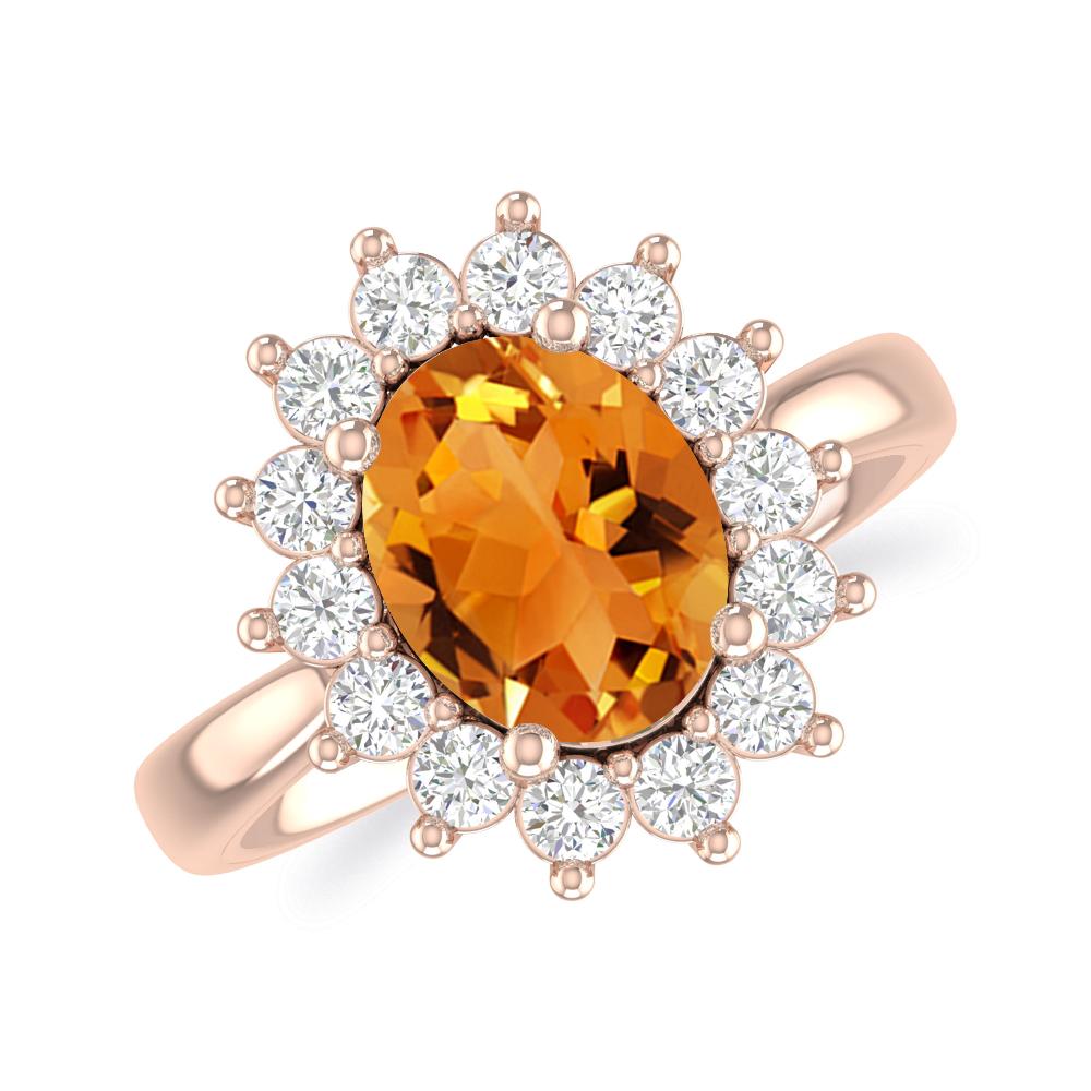 Rose Gold - Citrine
