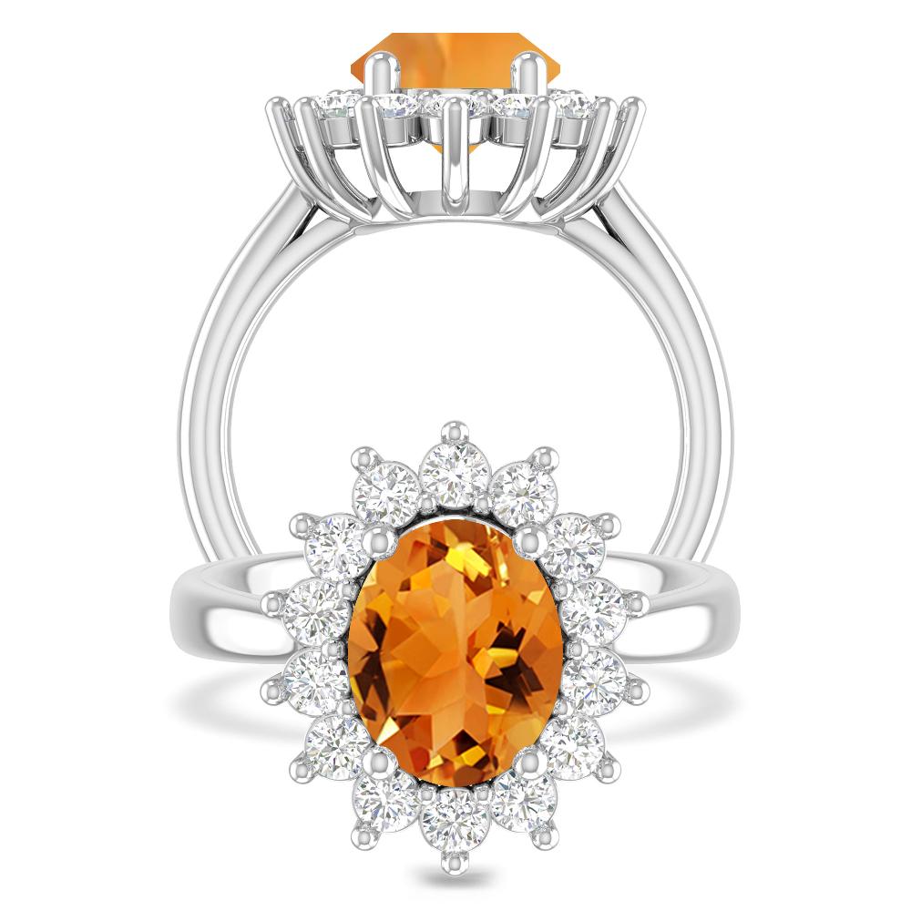White Gold - Citrine