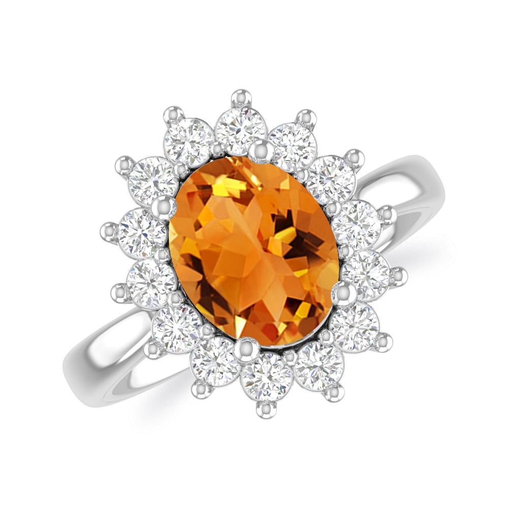White Gold - Citrine