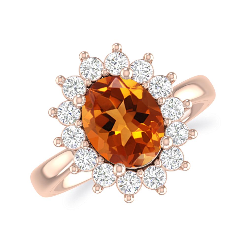 Rose Gold - Citrine