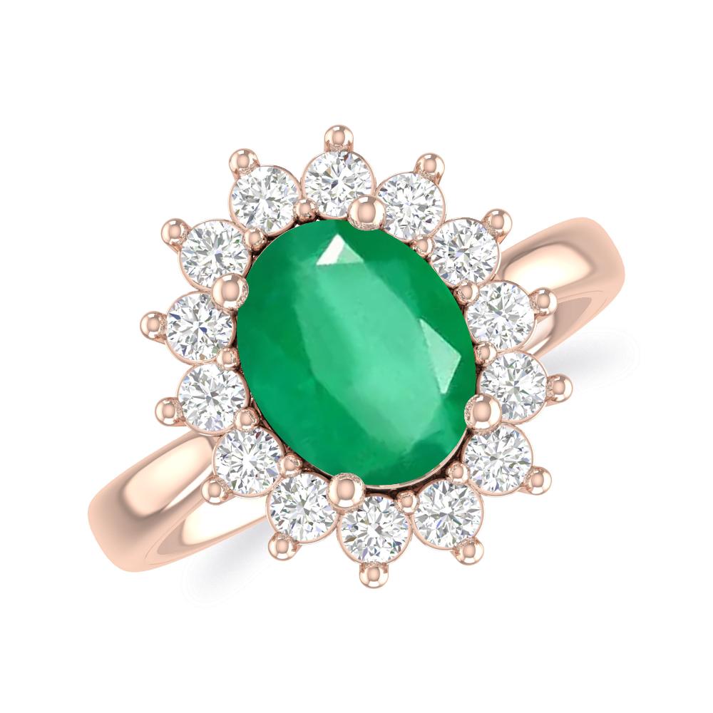 Rose Gold - Emerald