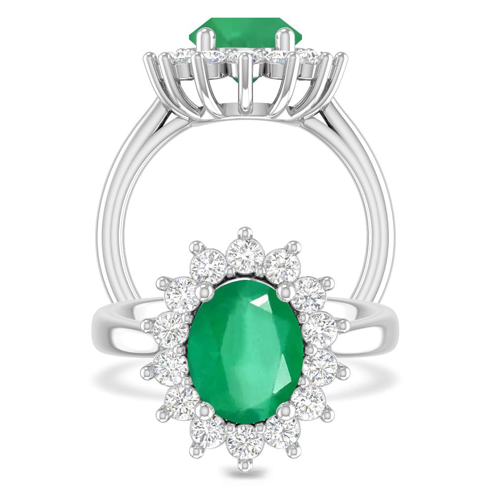 White Gold - Emerald