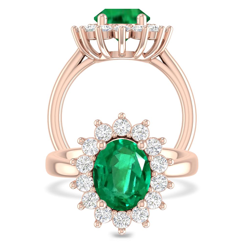 Rose Gold - Emerald