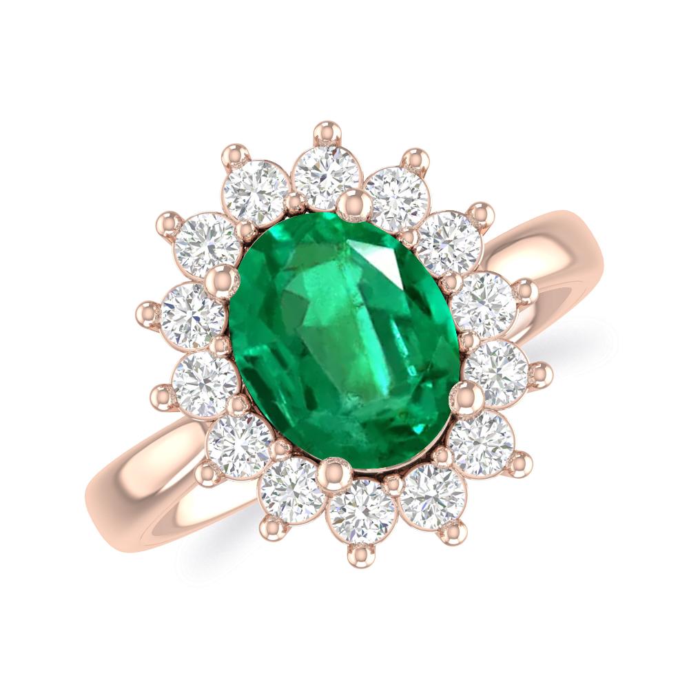 Rose Gold - Emerald