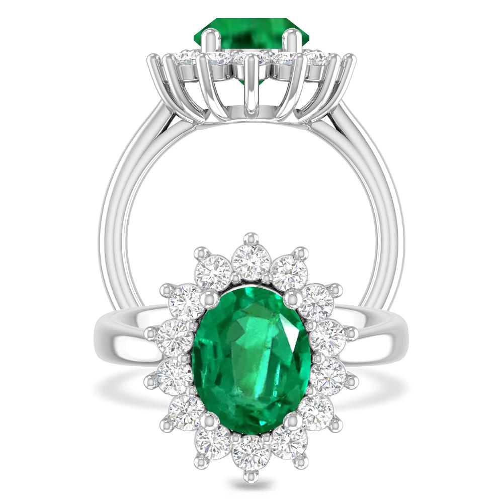 White Gold - Emerald