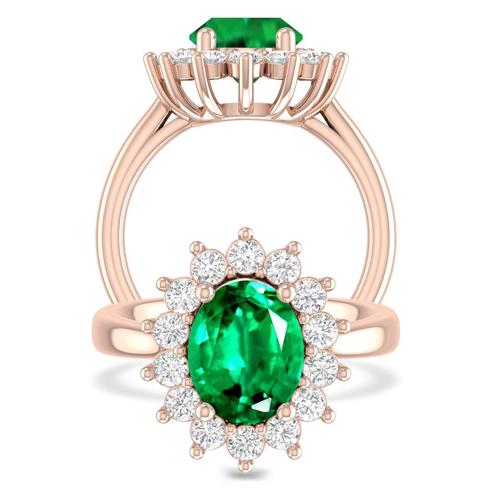Rose Gold - Emerald