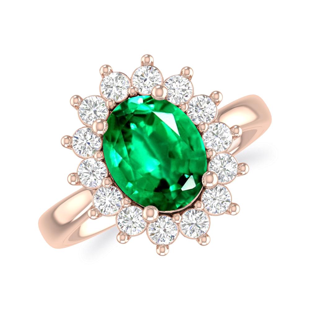 Rose Gold - Emerald