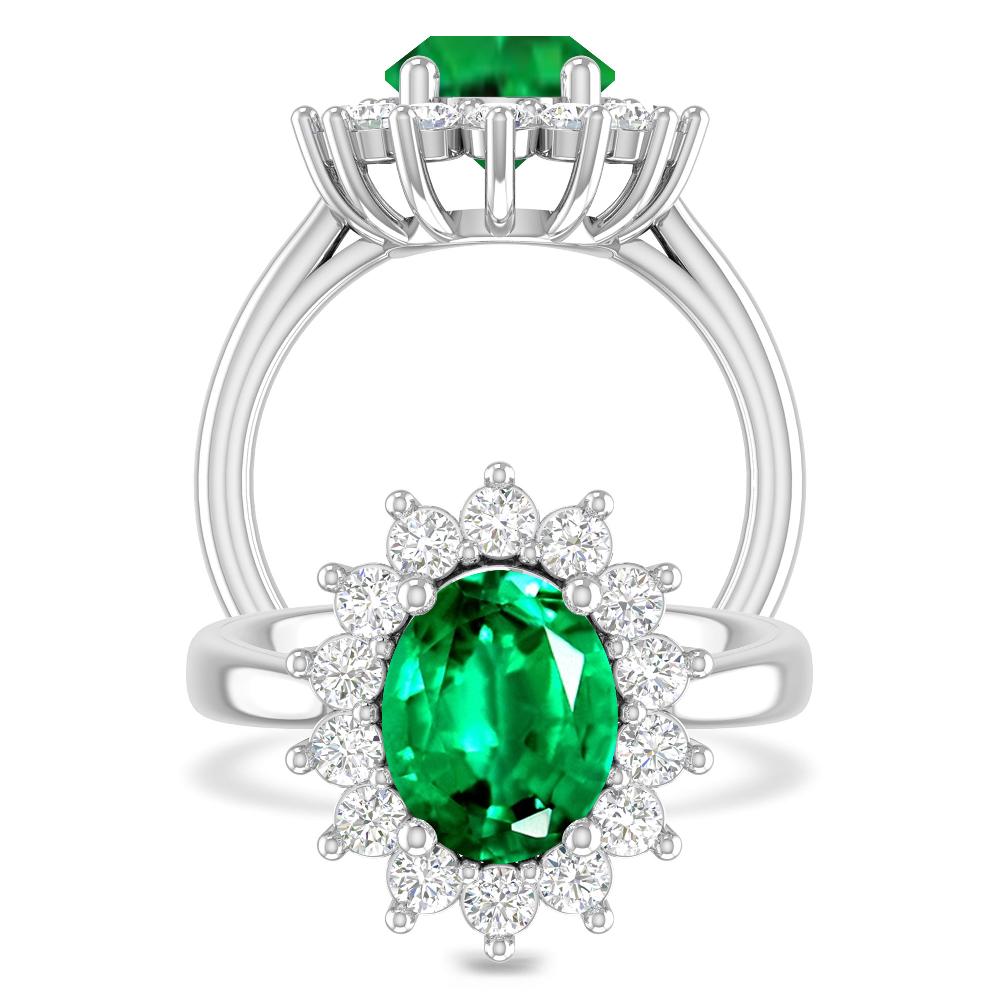 White Gold - Emerald
