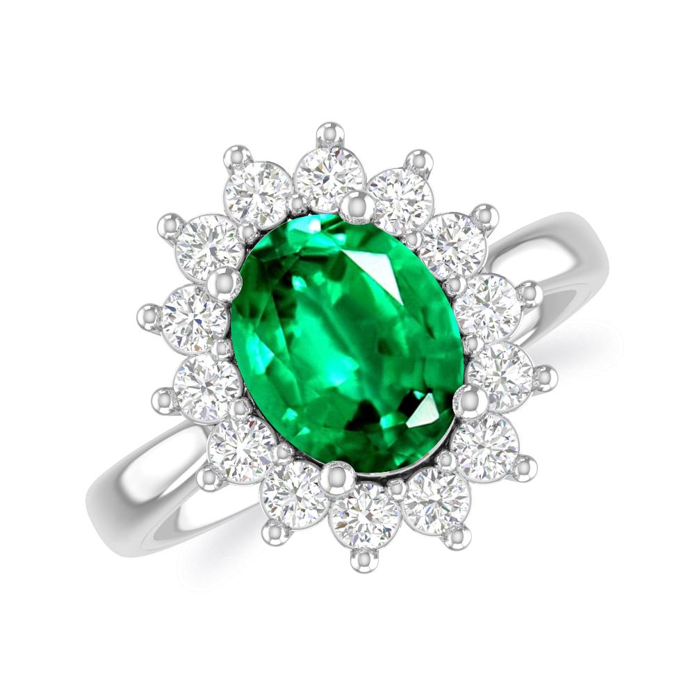 White Gold - Emerald