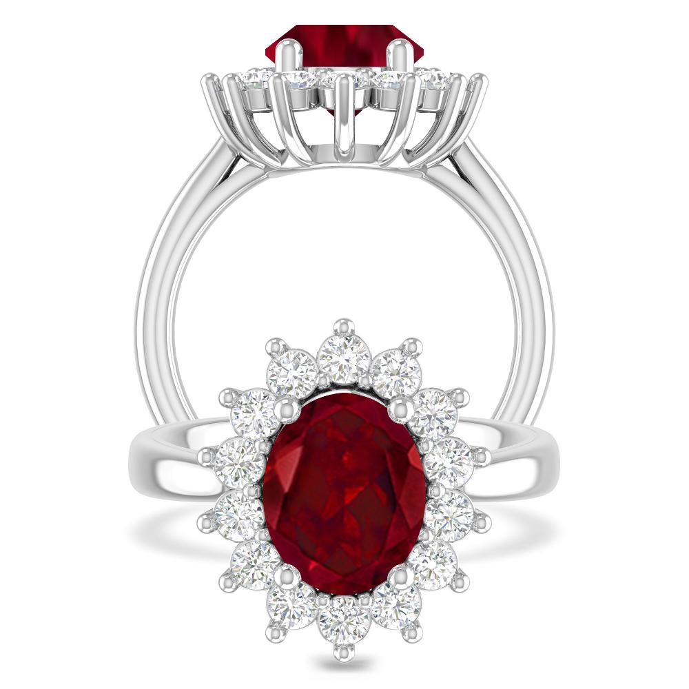 White Gold - Garnet