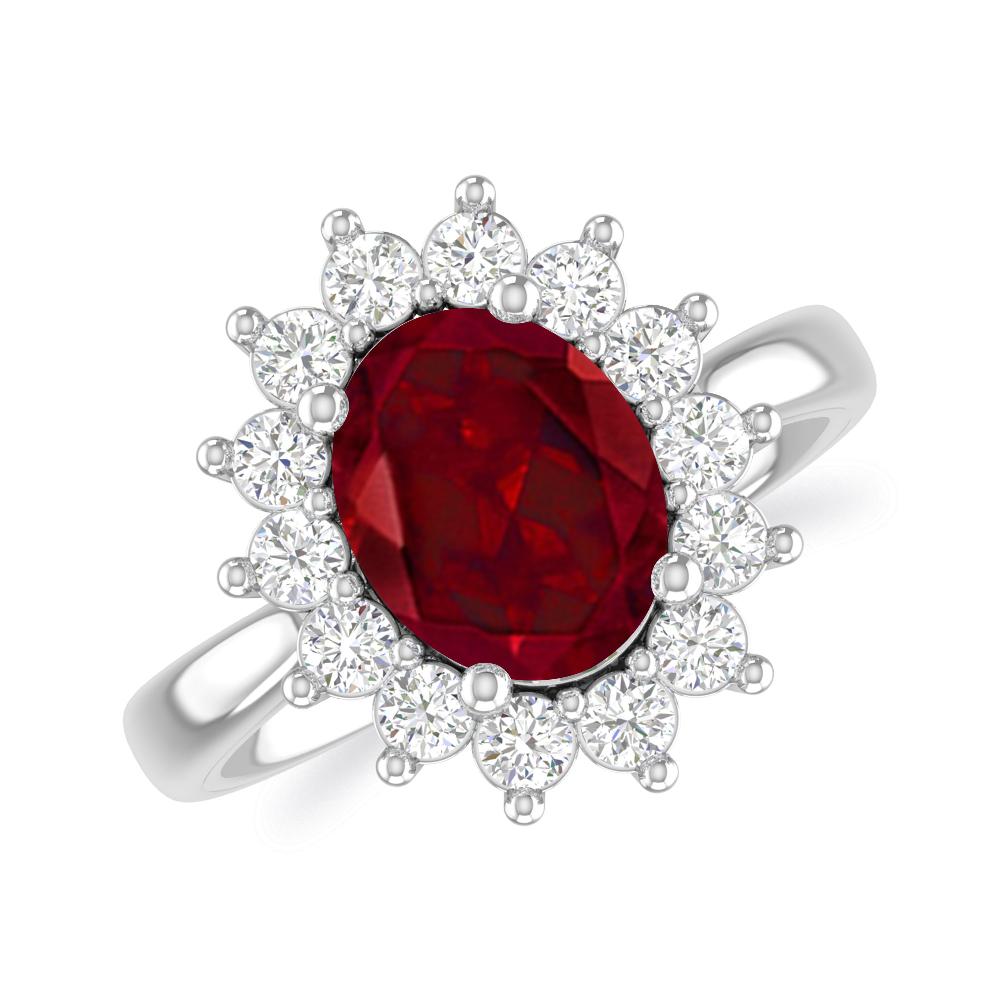 White Gold - Garnet