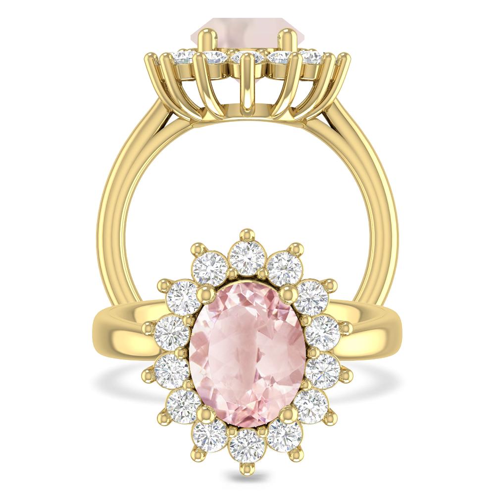 Yellow Gold - Morganite