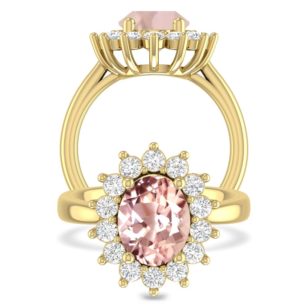 Yellow Gold - Morganite