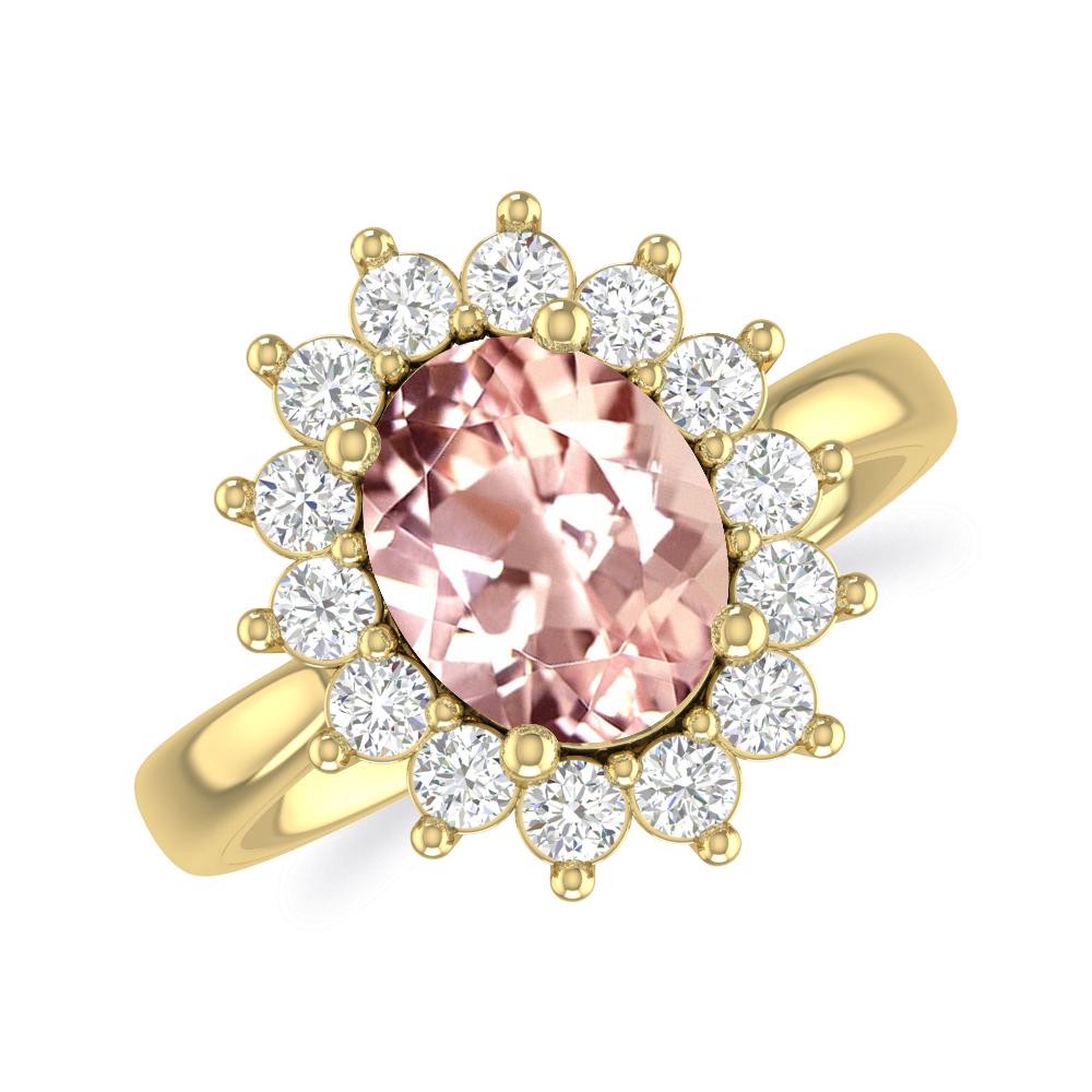Yellow Gold - Morganite