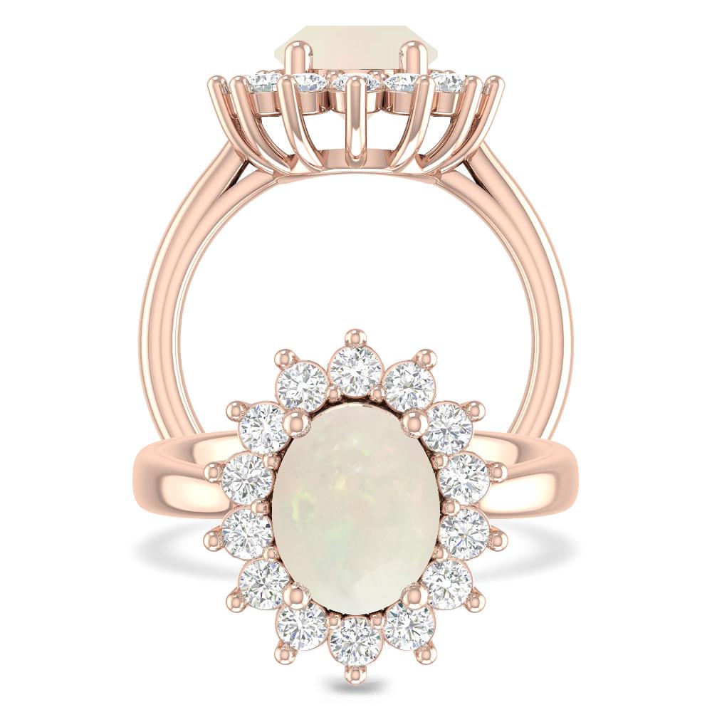 Rose Gold - Opal