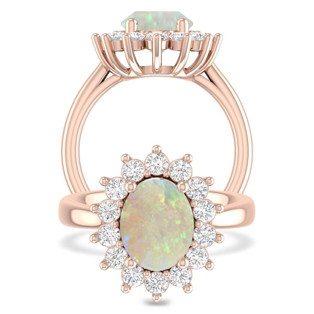 Rose Gold - Opal