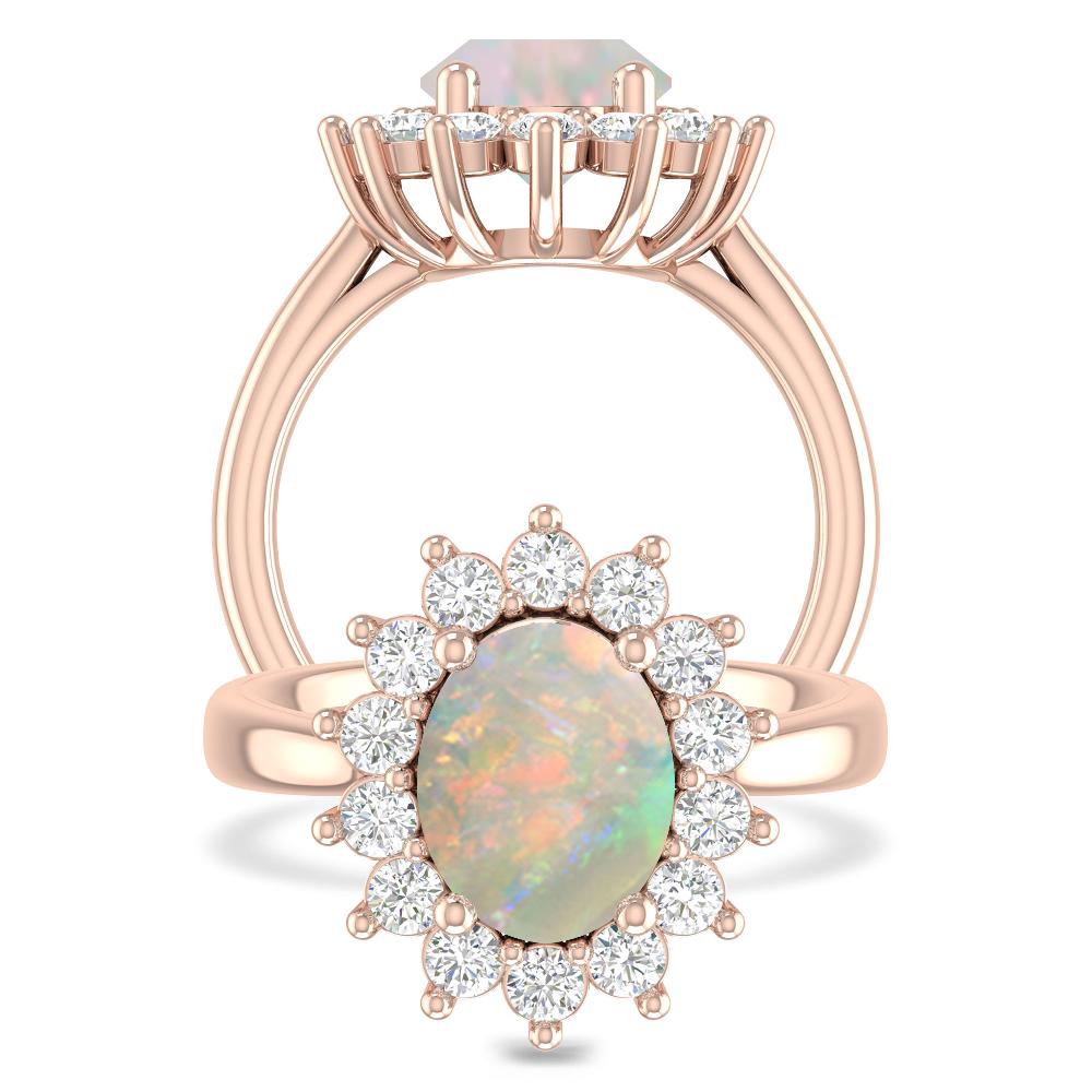 Rose Gold - Opal