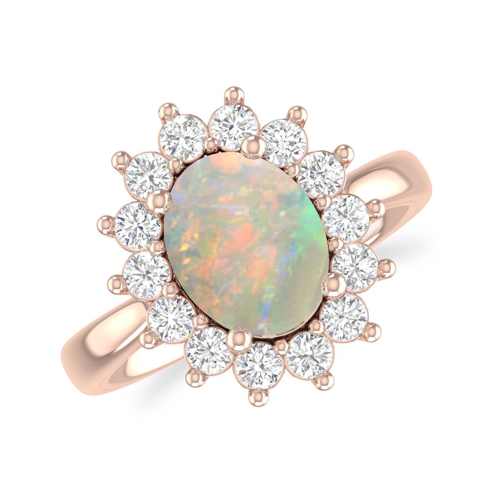 Rose Gold - Opal