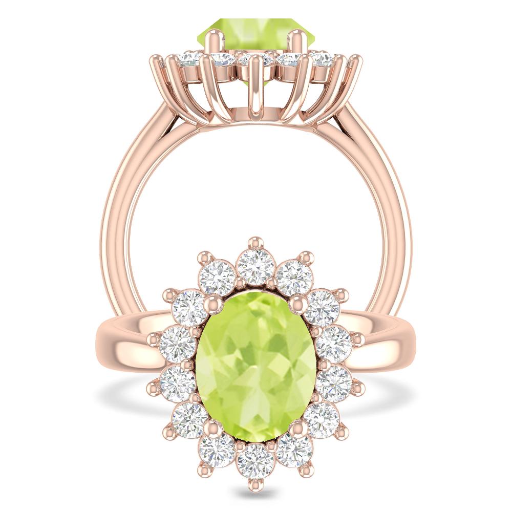 Rose Gold - Peridot