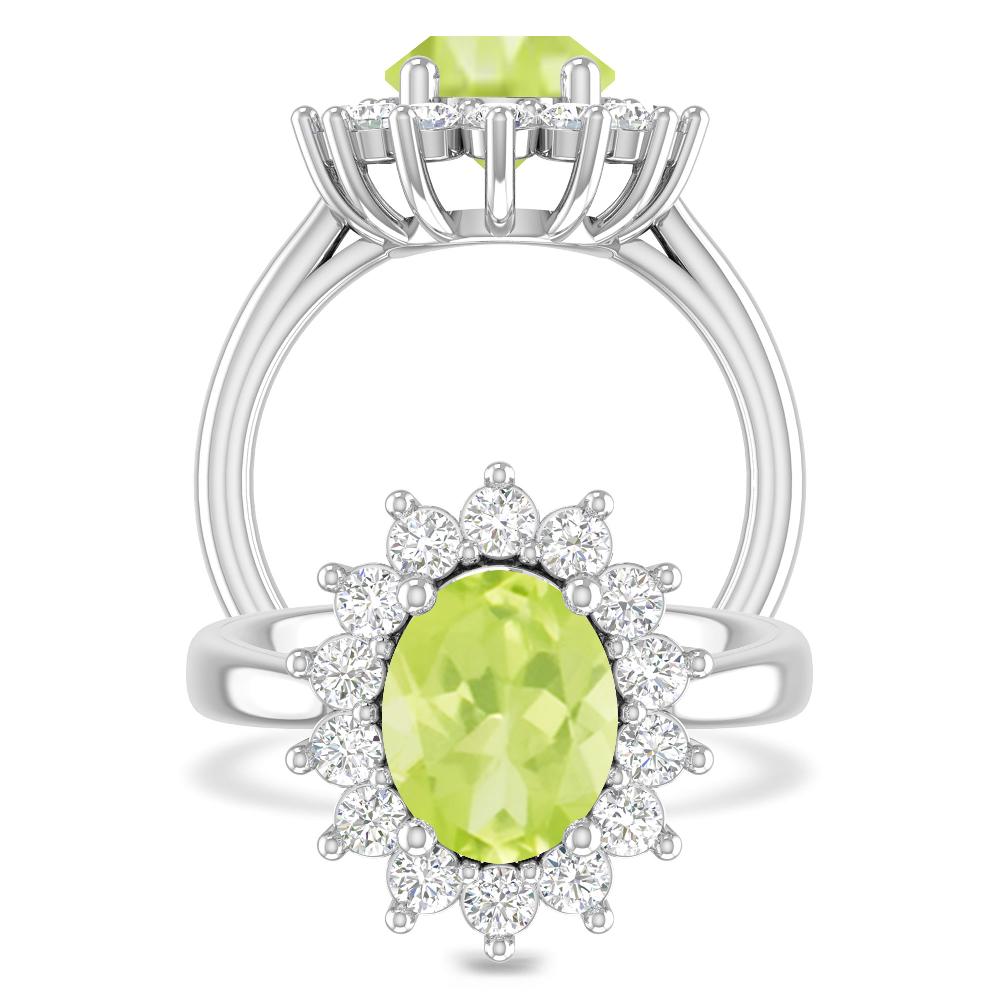 White Gold - Peridot