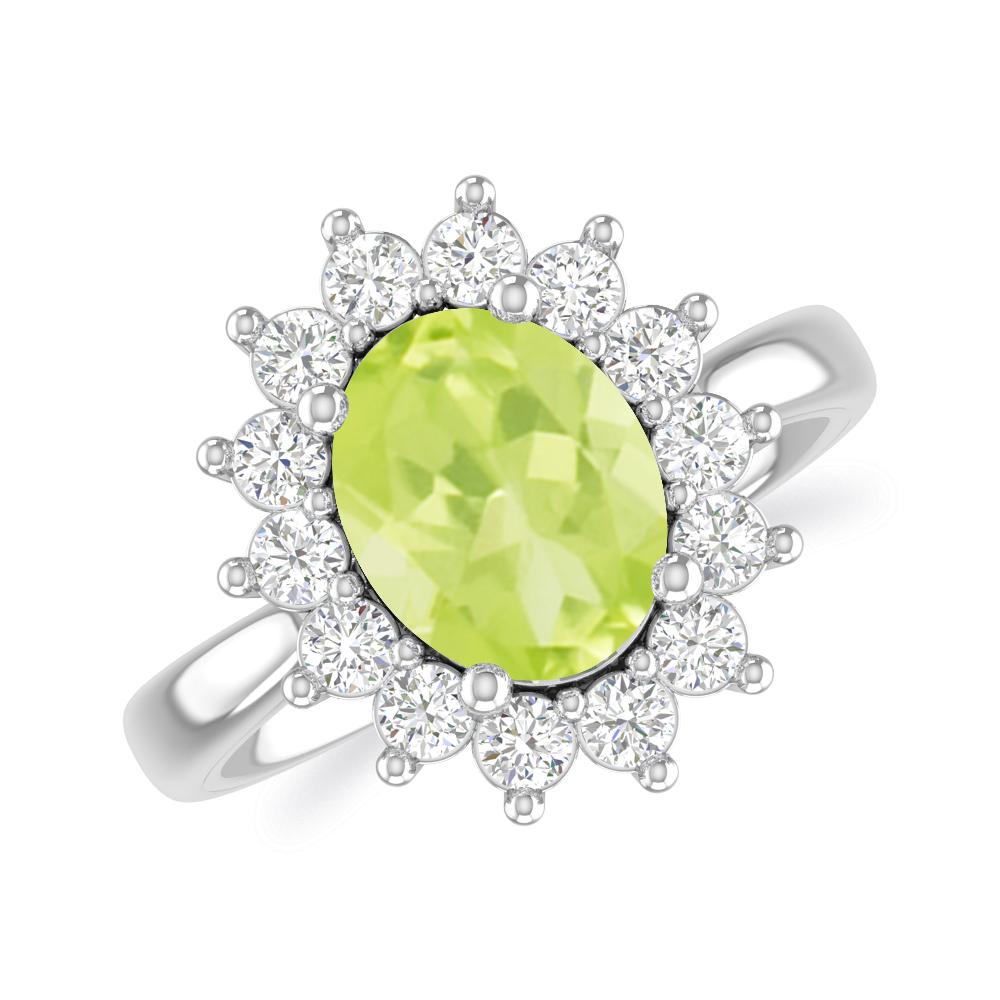 White Gold - Peridot