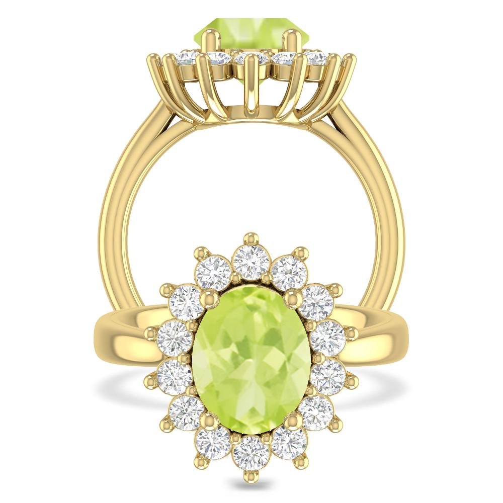 Yellow Gold - Peridot