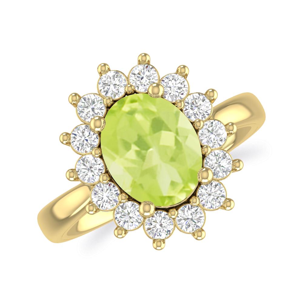 Yellow Gold - Peridot