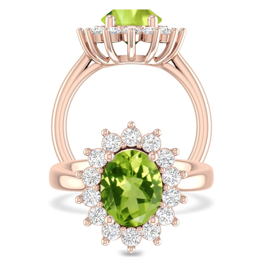Rose Gold - Peridot