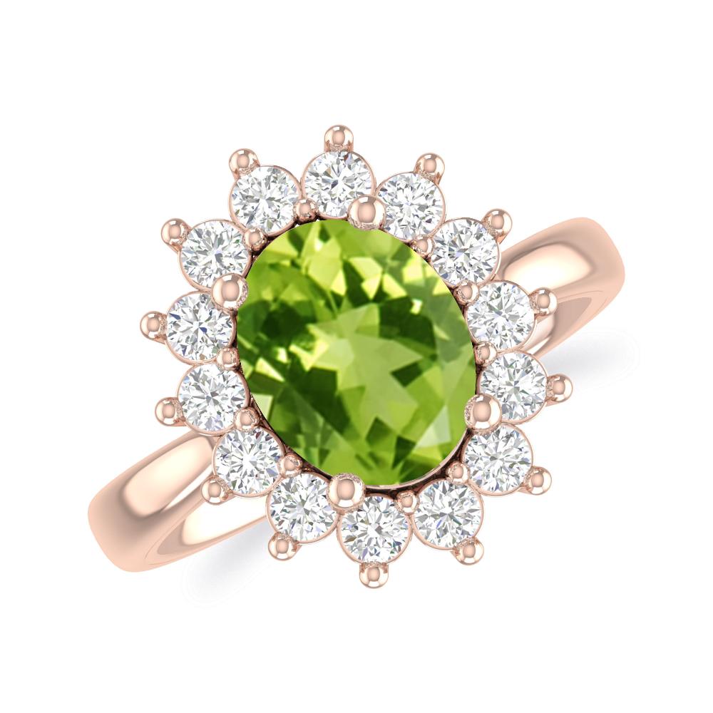 Rose Gold - Peridot