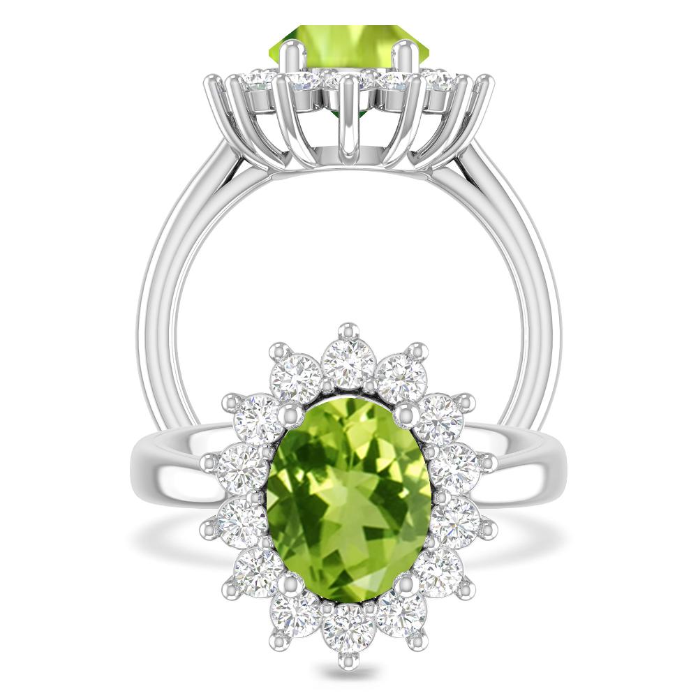 White Gold - Peridot