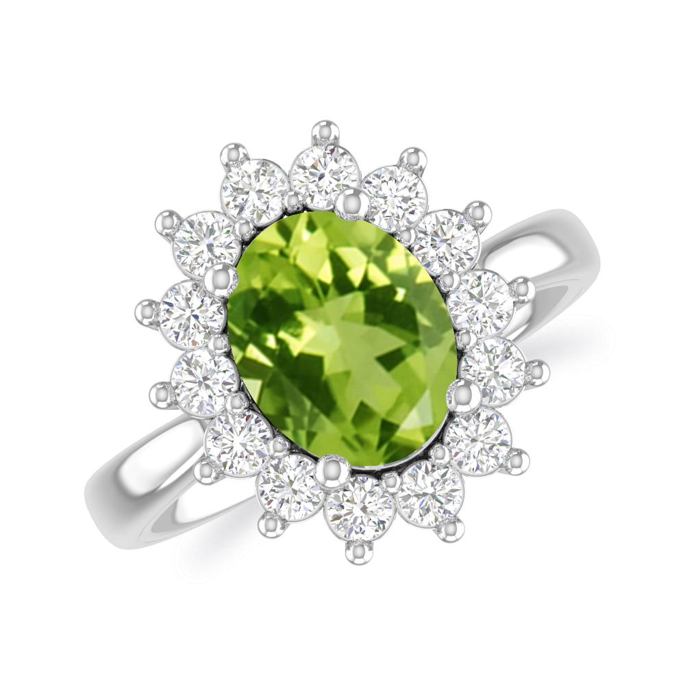 White Gold - Peridot