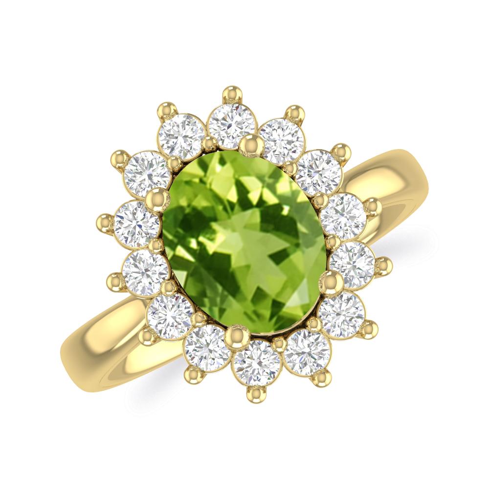 Yellow Gold - Peridot
