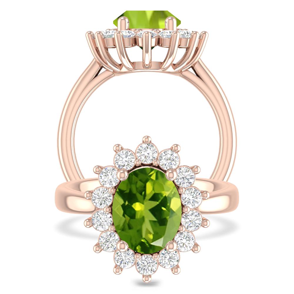 Rose Gold - Peridot