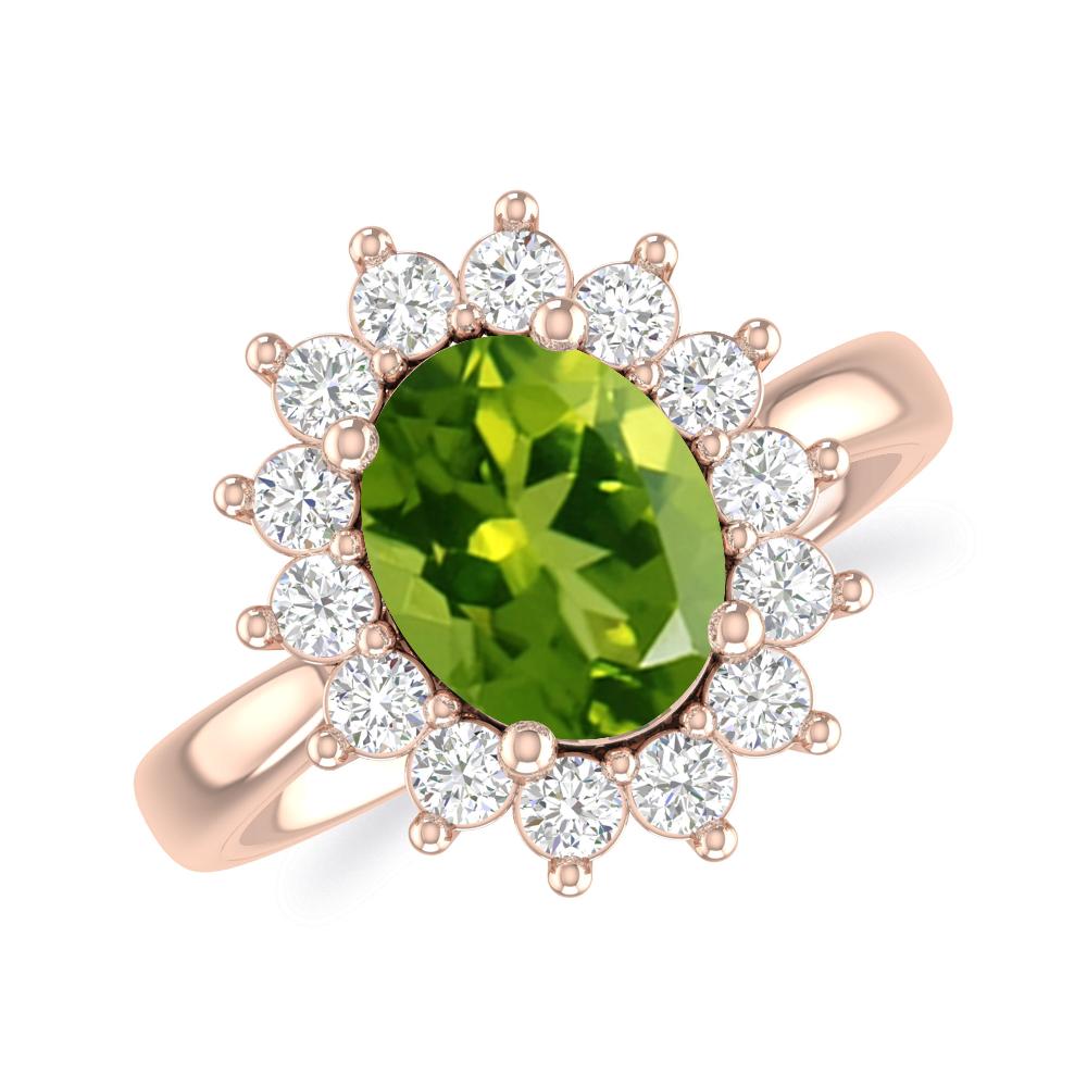 Rose Gold - Peridot
