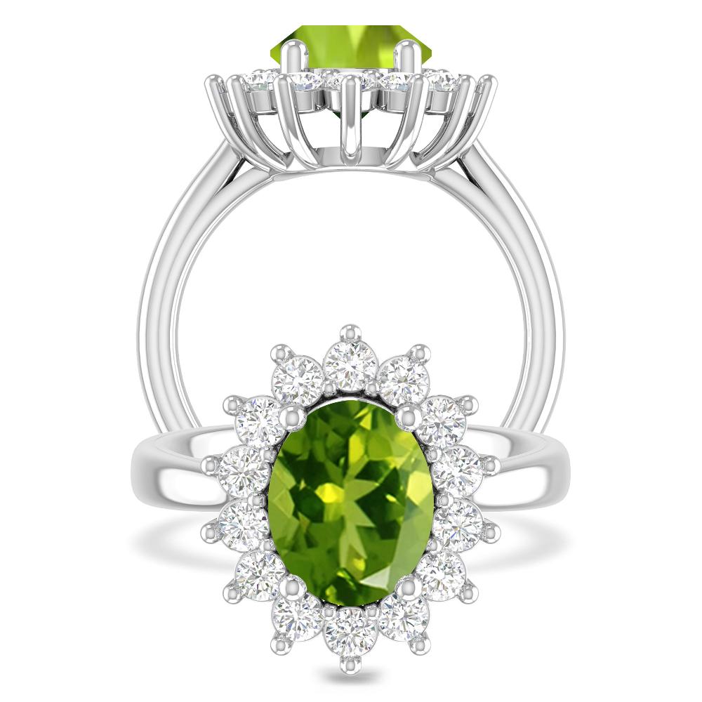 White Gold - Peridot