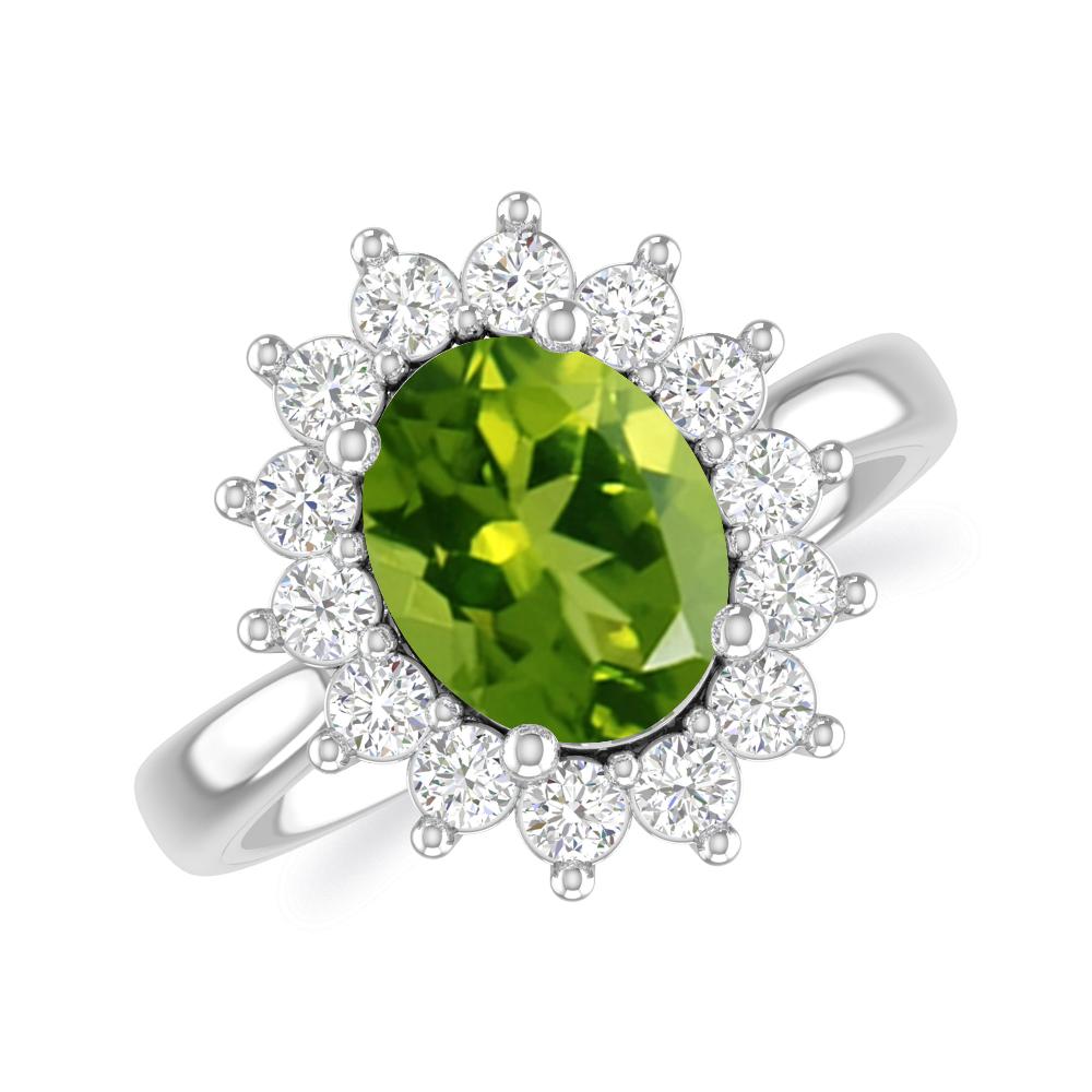 White Gold - Peridot