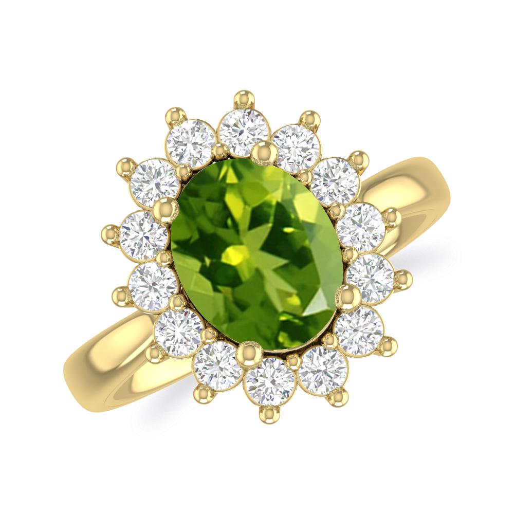 Yellow Gold - Peridot
