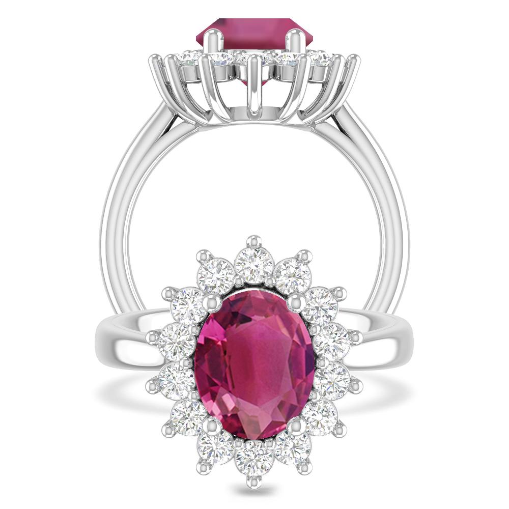 White Gold - Pink Tourmaline