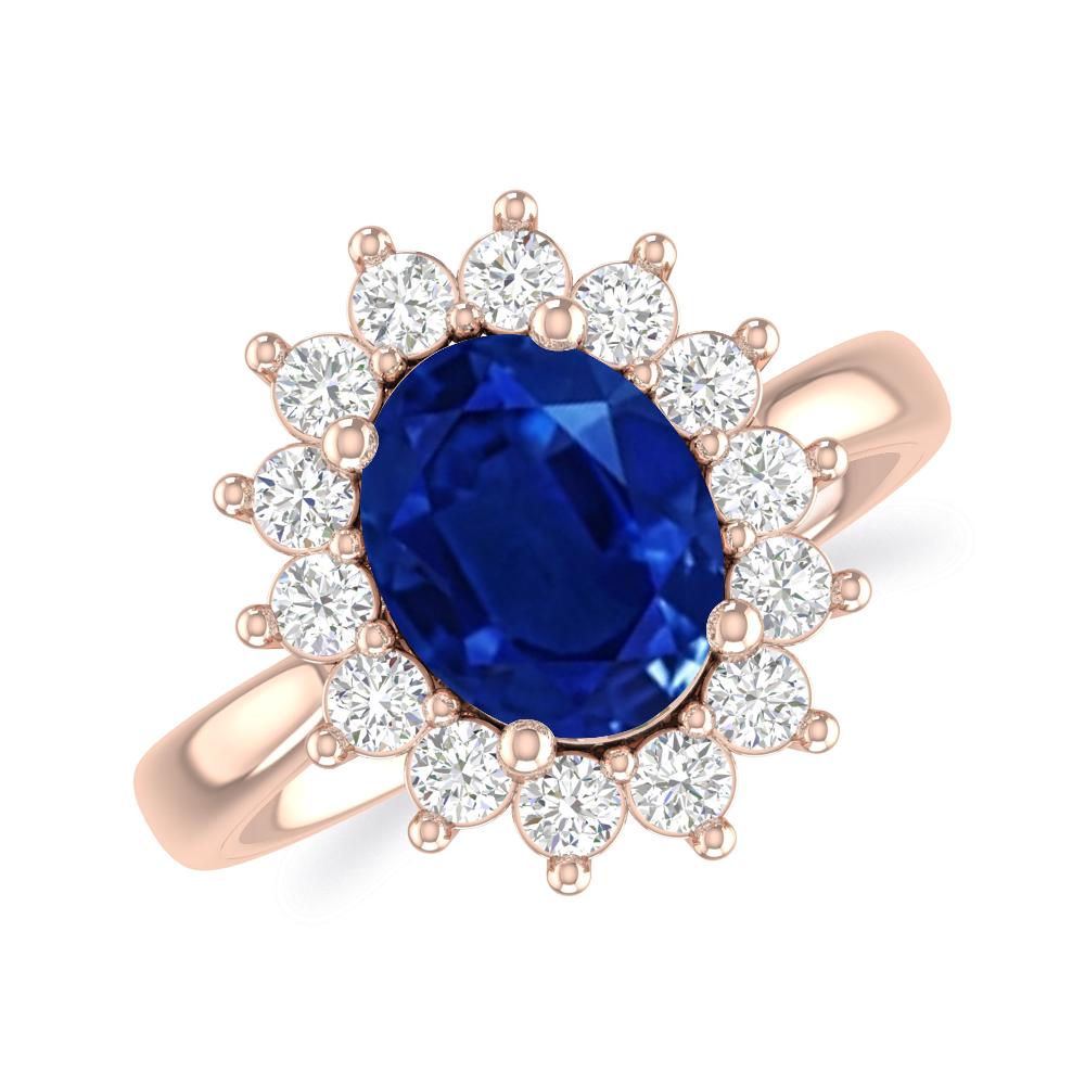 Rose Gold - Sapphire