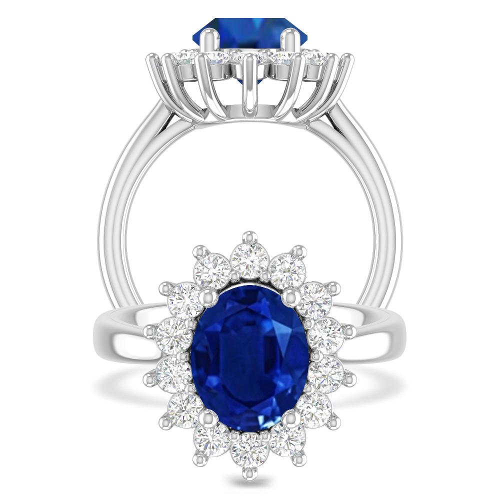 White Gold - Sapphire