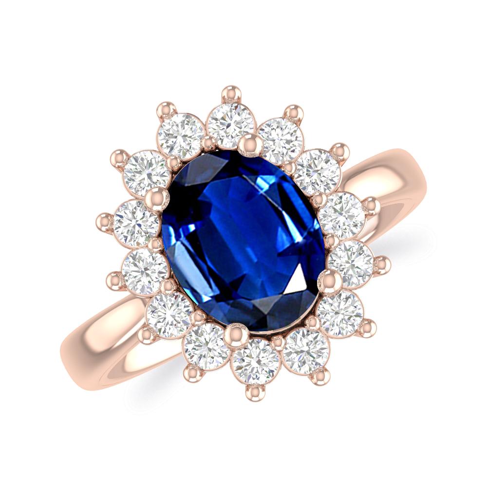 Rose Gold - Sapphire