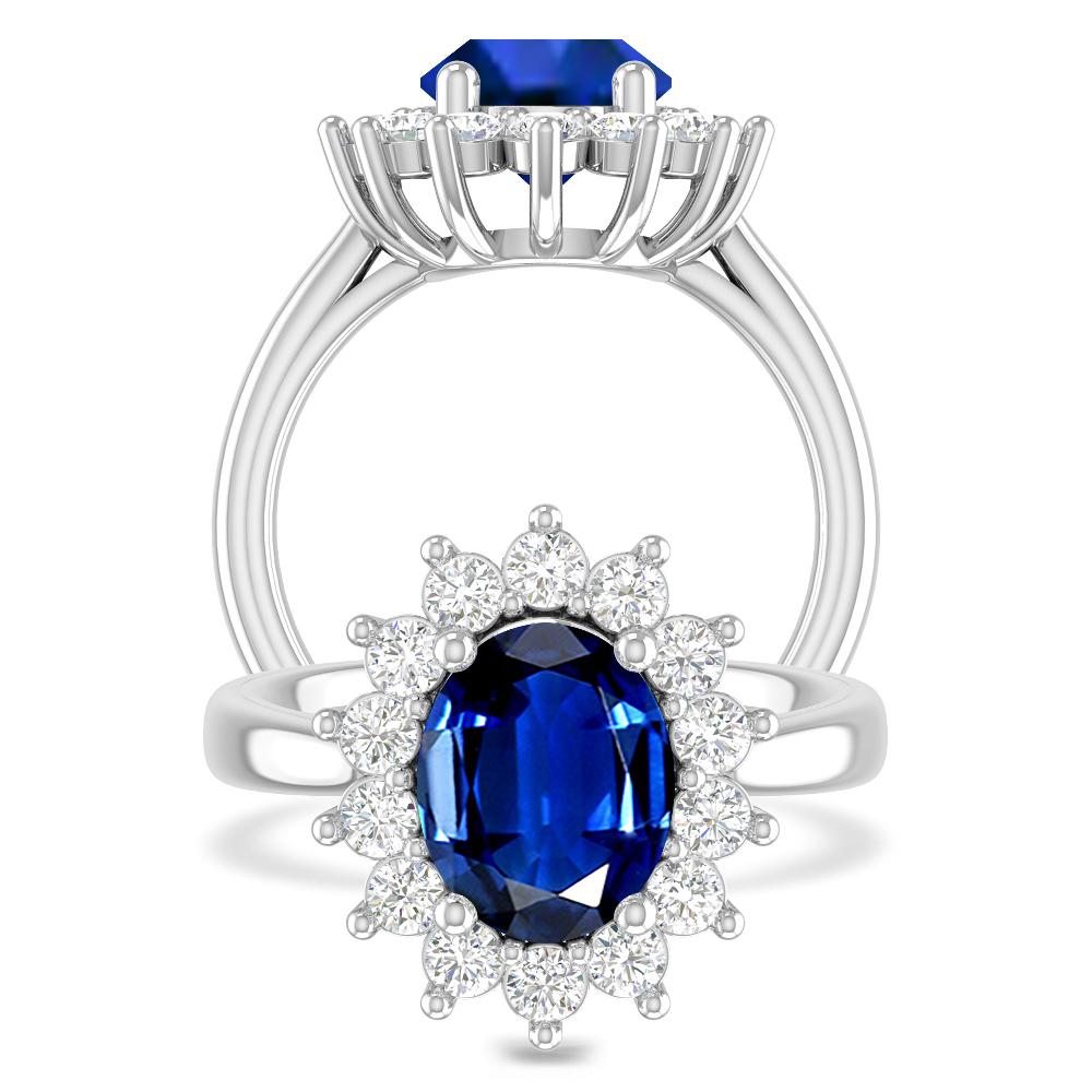 White Gold - Sapphire