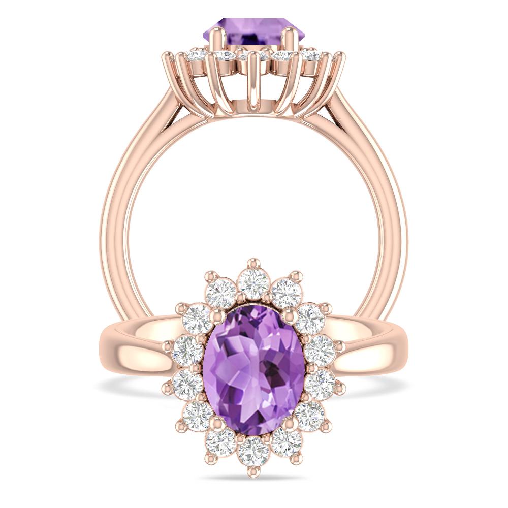 Rose Gold - Amethyst
