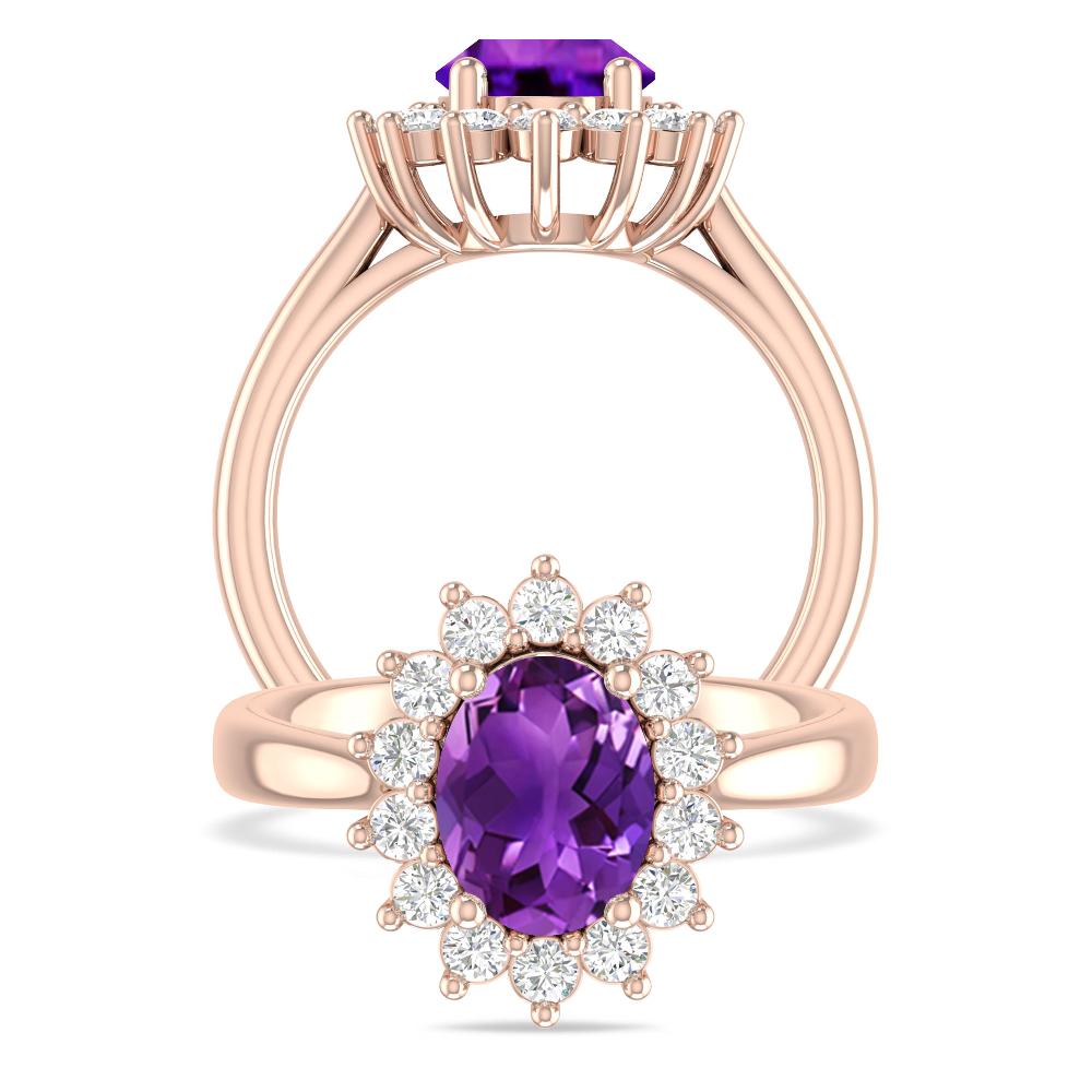 Rose Gold - Amethyst